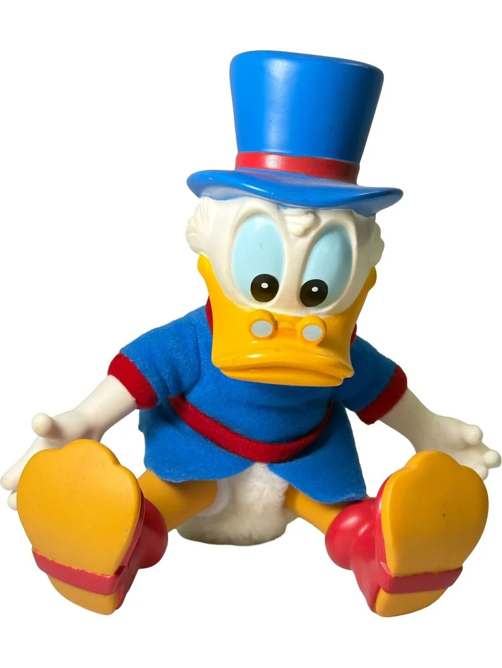 VTG Disney Scrooge McDuck Applause #15055 Ducktales Soft Vinyl 7